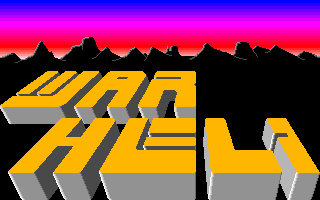 Original WARHELI Atari ST title screen